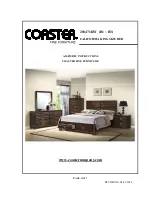 Coaster CALIFORNIA 203471KW Assembly Instructions Manual preview