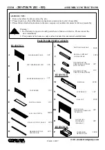 Preview for 2 page of Coaster CALIFORNIA 203471KW Assembly Instructions Manual