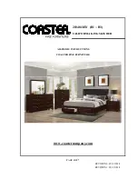 Coaster CALIFORNIA 203481KW Assembly Instructions Manual предпросмотр