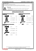 Preview for 3 page of Coaster CALIFORNIA  204440KW Assembly Instructions Manual