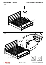 Preview for 7 page of Coaster CALIFORNIA  204440KW Assembly Instructions Manual