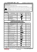 Preview for 3 page of Coaster CALIFORNIA 206101KW Assembly Instructions Manual