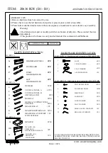 Preview for 2 page of Coaster CALIFORNIA 206361KW B1 Assembly Instructions