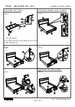 Preview for 3 page of Coaster CALIFORNIA 206361KW B1 Assembly Instructions