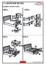 Preview for 5 page of Coaster California 222631KWB1 Assembly Instructions Manual