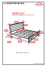 Preview for 7 page of Coaster California 222631KWB1 Assembly Instructions Manual