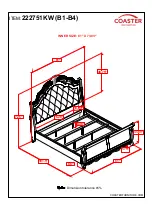 Preview for 6 page of Coaster California 222751KW Assembly Instructions Manual