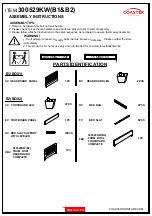 Preview for 2 page of Coaster California 300529KWB1 Assembly Instructions Manual