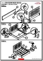 Preview for 4 page of Coaster California 300529KWB1 Assembly Instructions Manual