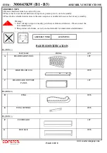 Preview for 2 page of Coaster CALIFORNIA 300643KW Assembly Instructions Manual