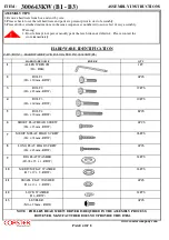 Preview for 4 page of Coaster CALIFORNIA 300643KW Assembly Instructions Manual