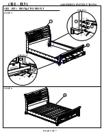 Preview for 5 page of Coaster CALIFORNIA KING STORAGE BED Assembly Instructions Manual