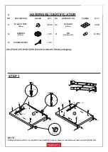 Preview for 4 page of Coaster CONNECT IT Assembly Instructions Manual