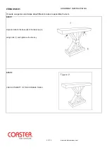 Preview for 3 page of Coaster Console Table 950191 Assembly Instructions