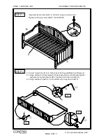 Preview for 4 page of Coaster DAYBED Assembly Instructions