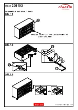 Preview for 3 page of Coaster Deanna 205103 Assembly Instructions Manual