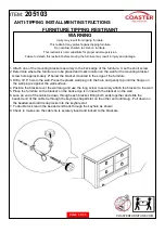 Preview for 5 page of Coaster Deanna 205103 Assembly Instructions Manual