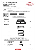 Preview for 2 page of Coaster Dewey 115208 Assembly Instructions