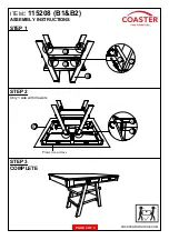 Preview for 3 page of Coaster Dewey 115208 Assembly Instructions