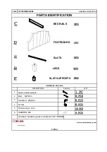 Preview for 3 page of Coaster Donny Osmond Home 301160KE Assembly Instruction