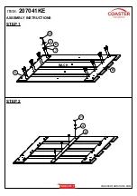 Preview for 4 page of Coaster Eastern King 207041KE Assembly Instructions Manual