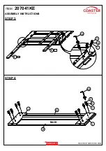 Preview for 5 page of Coaster Eastern King 207041KE Assembly Instructions Manual