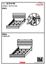 Preview for 7 page of Coaster Eastern King 207041KE Assembly Instructions Manual