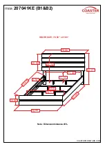 Preview for 8 page of Coaster Eastern King 207041KE Assembly Instructions Manual