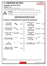 Preview for 4 page of Coaster Eastern King 300523KE Assembly Instructions Manual