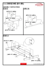 Preview for 8 page of Coaster Eastern King 300523KE Assembly Instructions Manual