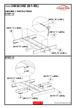 Preview for 9 page of Coaster Eastern King 300523KE Assembly Instructions Manual