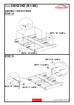 Preview for 10 page of Coaster Eastern King 300523KE Assembly Instructions Manual