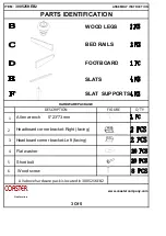 Preview for 3 page of Coaster EASTERN KING 300525KE Assembly Instruction