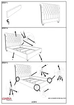 Preview for 4 page of Coaster EASTERN KING 300525KE Assembly Instruction