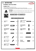 Preview for 2 page of Coaster Eastern King Bed 207051KE Assembly Instructions Manual