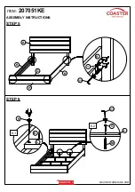 Preview for 6 page of Coaster Eastern King Bed 207051KE Assembly Instructions Manual