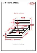 Preview for 8 page of Coaster Eastern King Bed 207051KE Assembly Instructions Manual