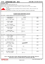 Preview for 3 page of Coaster EASTERN KING BED 215681KEB1 Assembly Instructions Manual