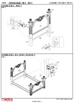 Preview for 4 page of Coaster EASTERN KING BED 215681KEB1 Assembly Instructions Manual