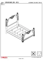 Preview for 6 page of Coaster EASTERN KING BED 215681KEB1 Assembly Instructions Manual