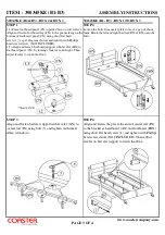 Preview for 3 page of Coaster EASTERN KING SIZE PU BED 300345KE Assembly Instructions