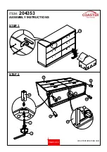 Preview for 3 page of Coaster Edmonton 204353 Assembly Instructions Manual