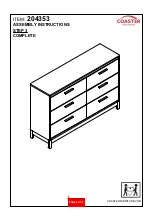 Preview for 4 page of Coaster Edmonton 204353 Assembly Instructions Manual