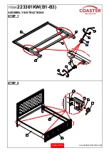 Preview for 4 page of Coaster Eleanor 223361KW Assembly Instructions Manual