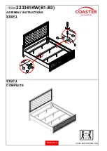 Preview for 5 page of Coaster Eleanor 223361KW Assembly Instructions Manual