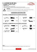 Preview for 3 page of Coaster Eleanor 223361Q-S4 Assembly Instructions Manual