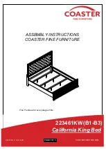 Coaster Eleanor 223461KW Assembly Instructions Manual preview