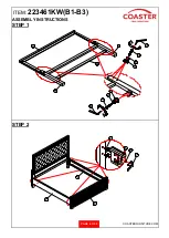 Preview for 4 page of Coaster Eleanor 223461KW Assembly Instructions Manual