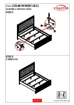 Preview for 5 page of Coaster Eleanor 223461KW Assembly Instructions Manual