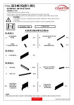 Preview for 2 page of Coaster Eleanor 223461Q Assembly Instructions Manual